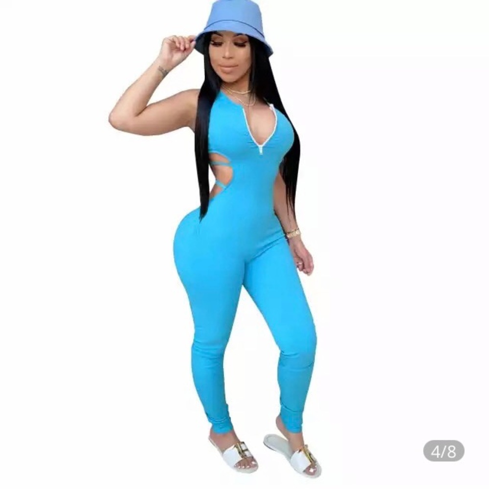 Blue Jumpsuit